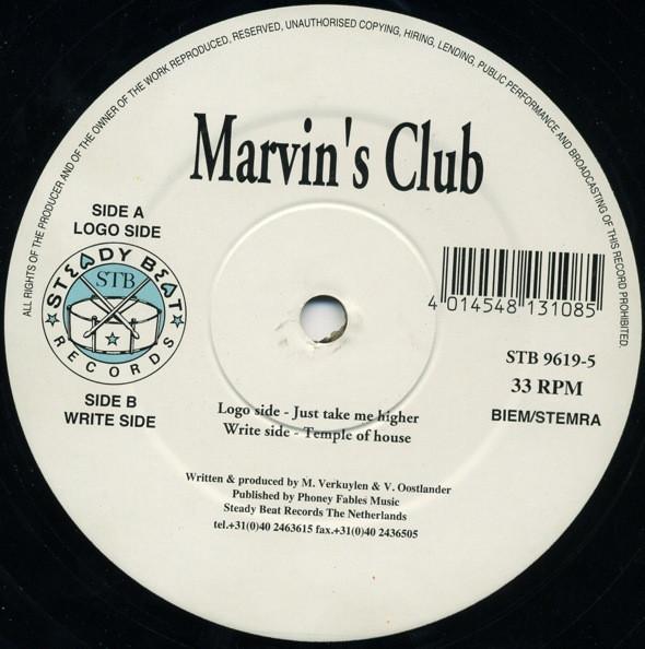 Marvin's Club - Just Take Me Higher / Temple Of House