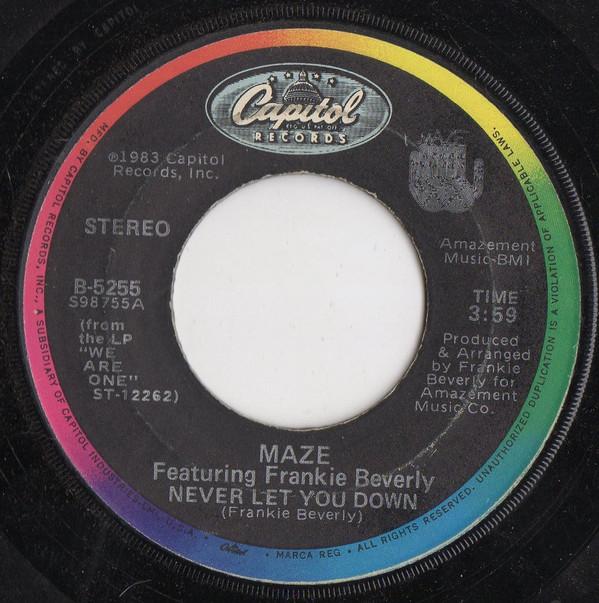Maze Featuring Frankie Beverly - Never Let You Down / Lovely Inspiration