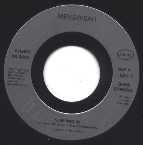 Menswear - Sleeping In