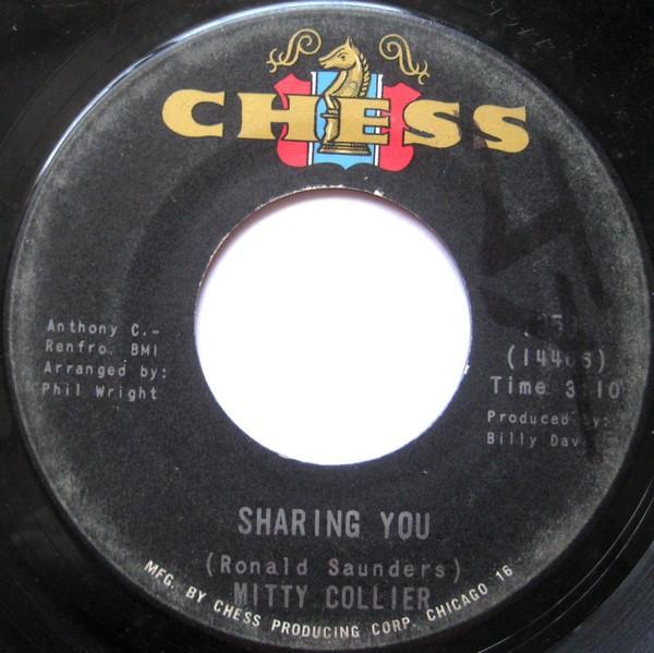 Mitty Collier - Sharing You / Walk Away