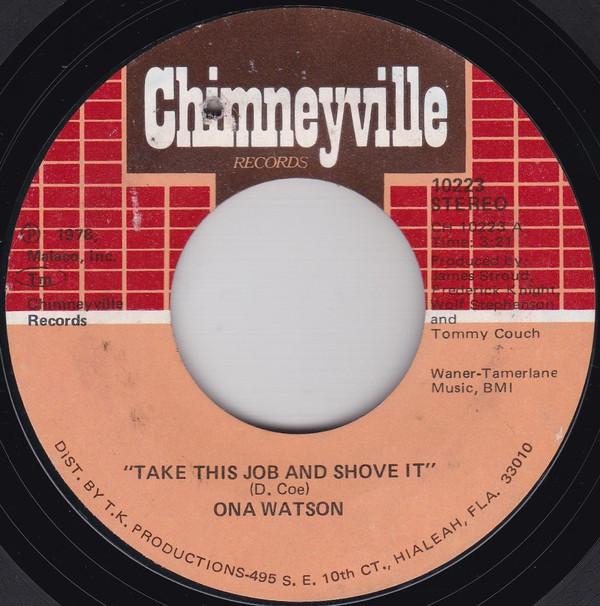 Ona Watson - Take This Job And Shove It