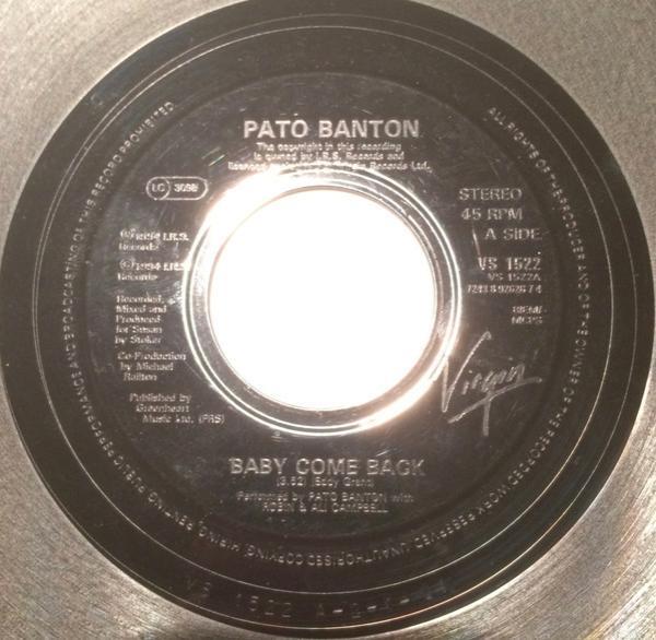 Pato Banton - Baby Come Back