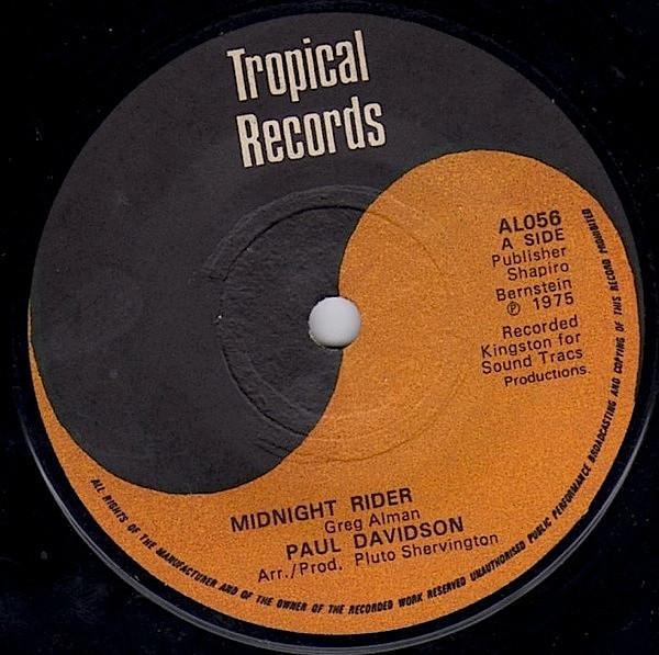 Paul Davidson, The Organization (7) - Midnight Rider / Organized Version