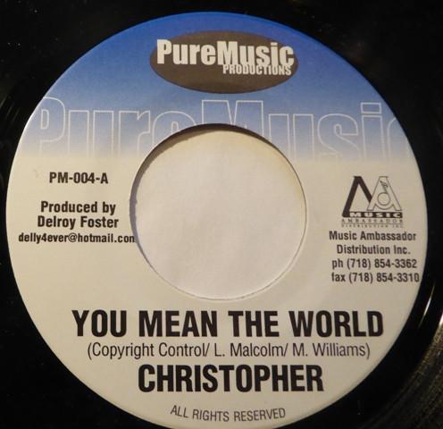 Powerman, Christopher (7) - You Mean The World / God Bless The Ghetto