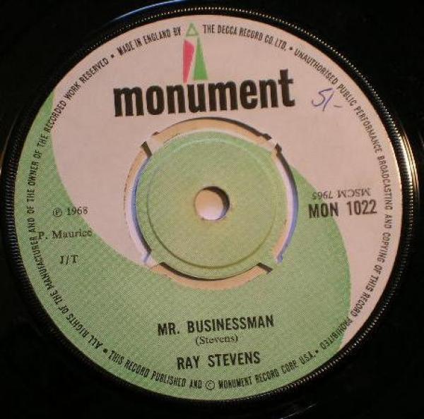 Ray Stevens - Mr. Businessman / Face The Music