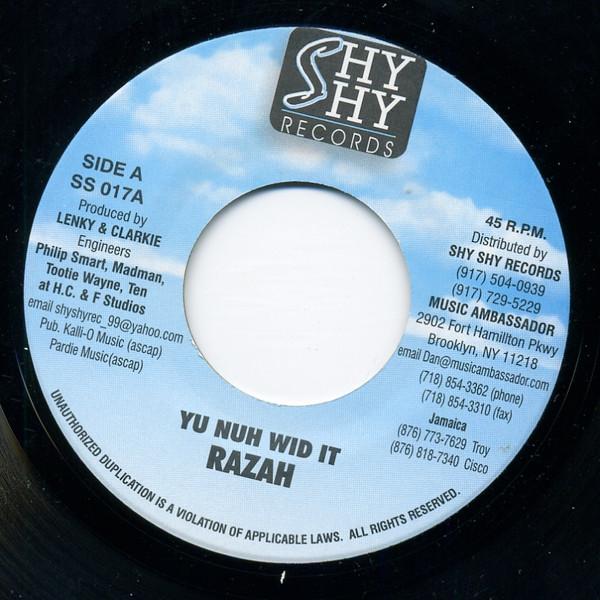 Razah - Yu Nuh Wid It
