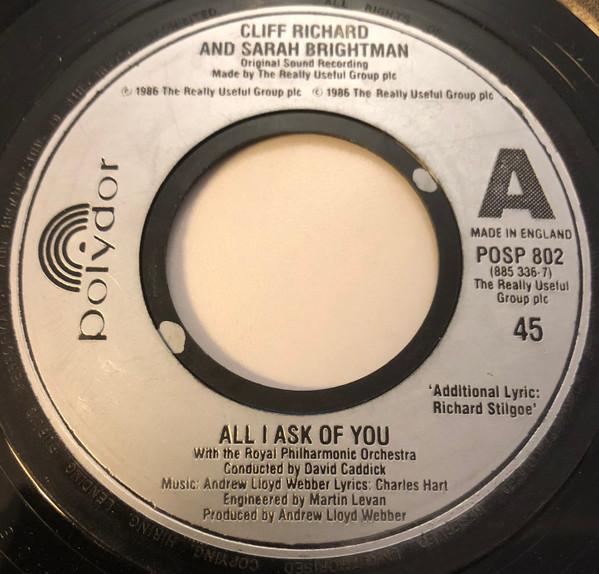 Sarah Brightman, Cliff Richard - All I Ask Of You