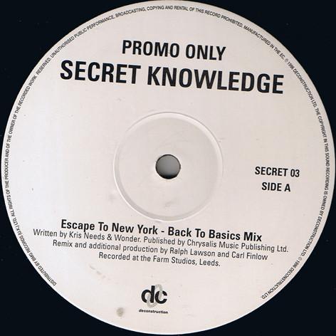 Secret Knowledge - Escape To New York