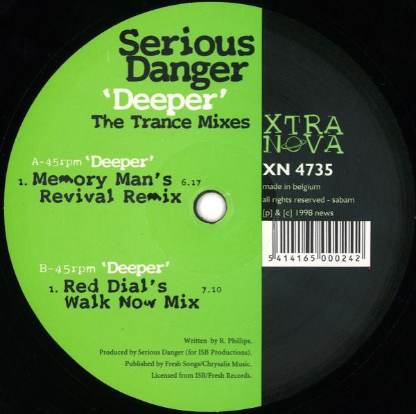 Serious Danger - Deeper (The Trance Mixes)