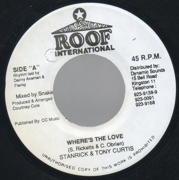 Stanrick, Tony Curtis - Where's The Love
