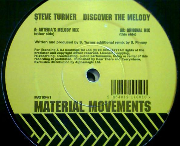 Steve Turner (9) - Discover The Melody