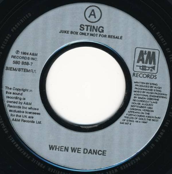Sting - When We Dance