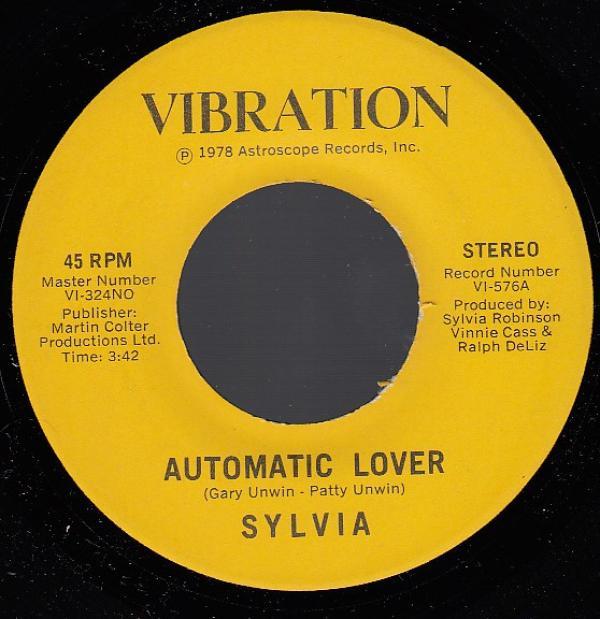 Sylvia Robinson - Automatic Lover