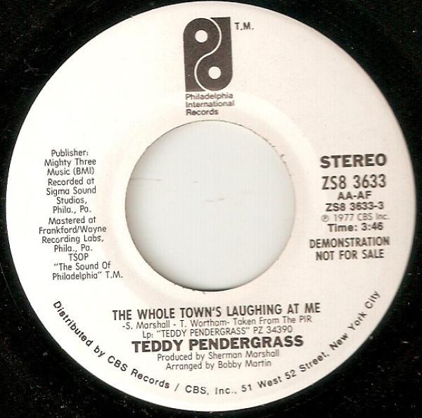 Teddy Pendergrass - The Whole Town's Laughing At Me