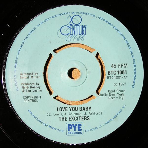 The Exciters - Love You Baby