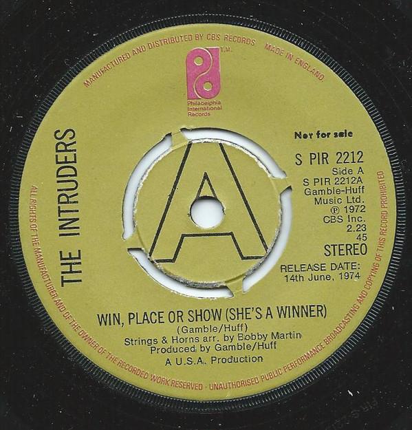 The Intruders - Win, Place Or Show (She's A Winner)