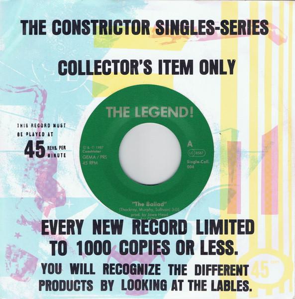 The Legend! - The Ballad / It's Easy Writing A Song