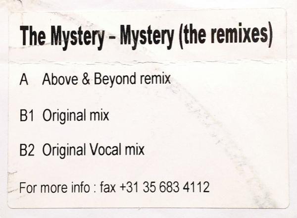The Mystery - Mystery (The Remixes)
