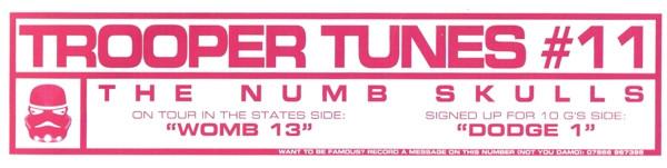 The Numbskulls - Womb 13 / Dodge 1
