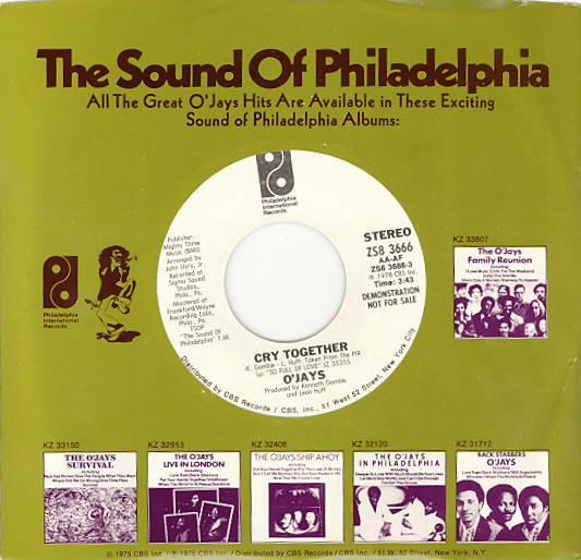 The O'Jays - Cry Together