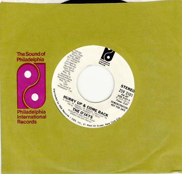The O'Jays - Hurry Up & Come Back
