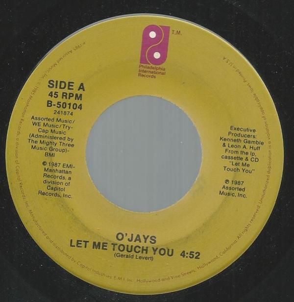 The O'Jays - Let Me Touch You