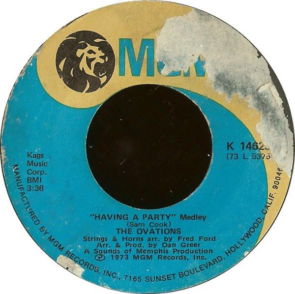 The Ovations - Having A Party (Medley)