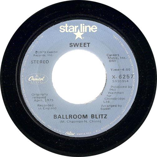 The Sweet - Ballroom Blitz / Fox On The Run