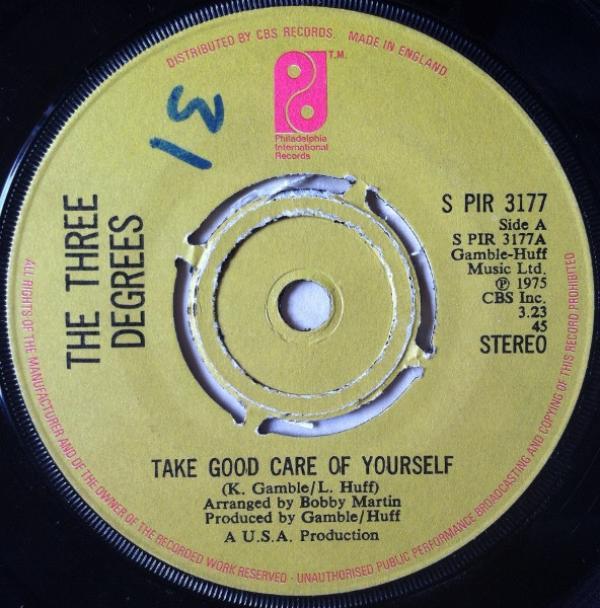 The Three Degrees - Take Good Care Of Yourself
