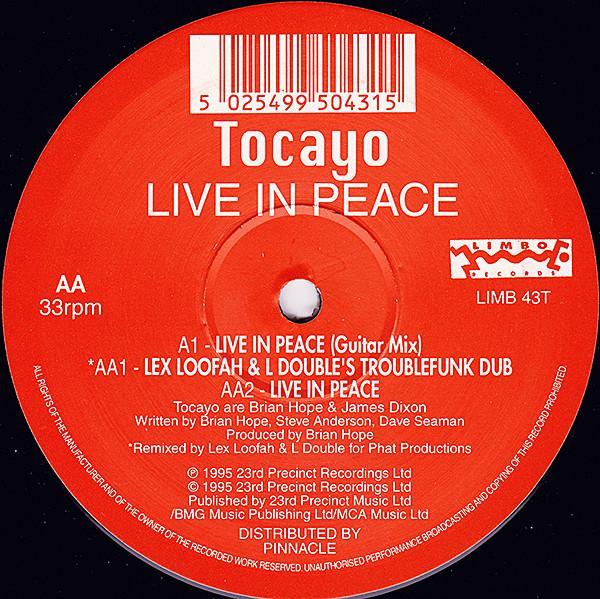 Tocayo - Live In Peace