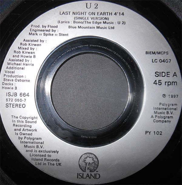 U2 - Last Night On Earth