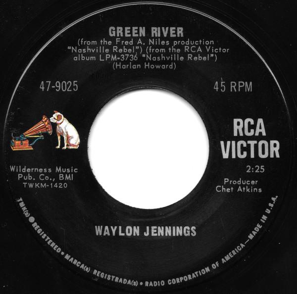 Waylon Jennings - Green River / Silver Ribbons