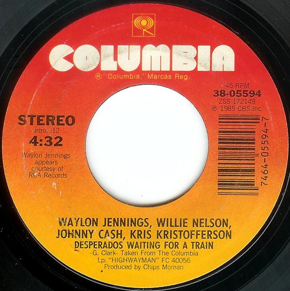 Waylon Jennings, Willie Nelson, Johnny Cash, Kris Kristofferson - Desperados Waiting For A Train