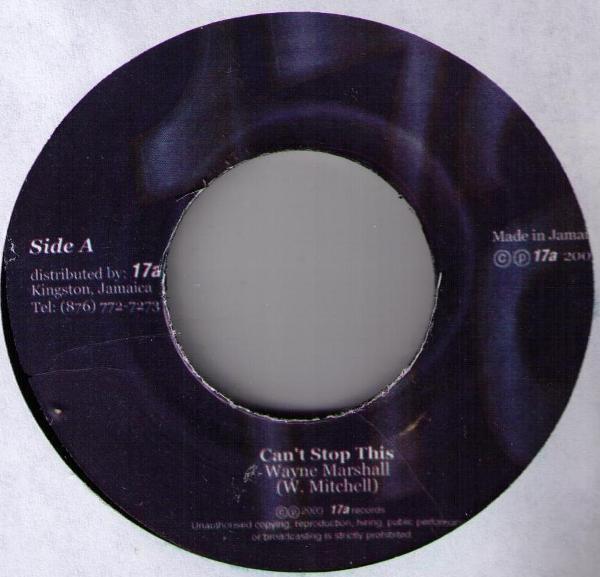 Wayne Marshall, Sizzla - Can't Stop This / No Escape
